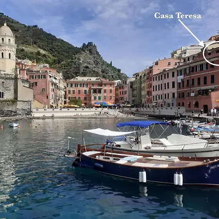 公寓 Casa Teresa With Ac And Sea View Balcony *